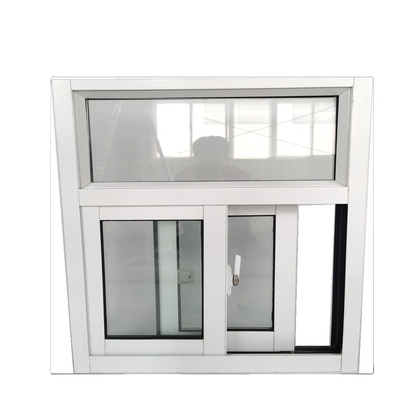Fenêtres coulissantes en verre en aluminium à écran magnétique avec ouverture coulissante et grille de sécurité