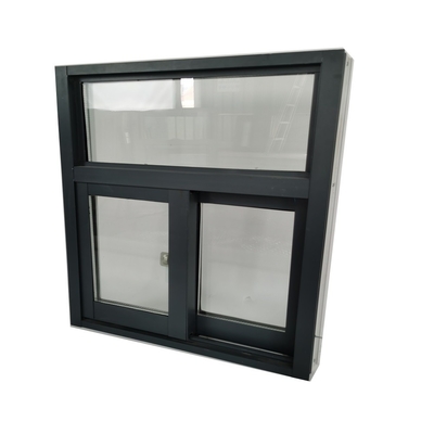 Fenêtres coulissantes horizontales pour les immeubles de bureaux 3 pistes fenêtre coulissante en aluminium