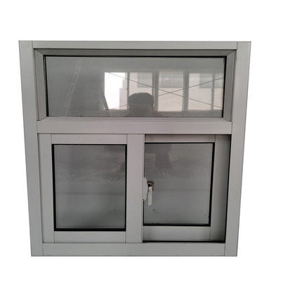 Fenêtres coulissantes horizontales pour les immeubles de bureaux 3 pistes fenêtre coulissante en aluminium