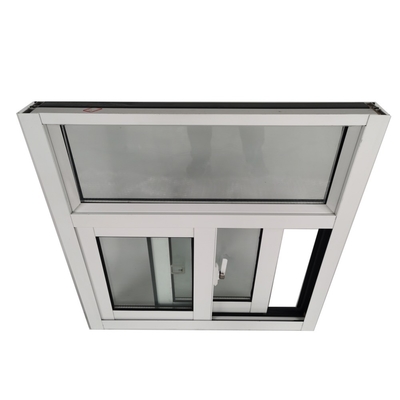 Fenêtre coulissante en aluminium noir de design moderne avec système de sécurité et barres de sécurité