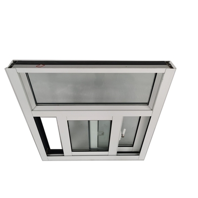 Fenêtres coulissantes en verre en aluminium à écran magnétique avec ouverture coulissante et grille de sécurité