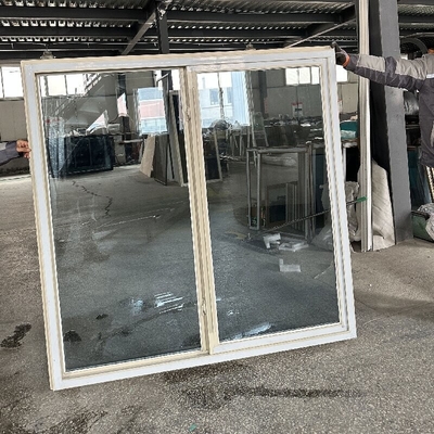 Design de portes coulissantes et de fenêtres en PVC de style américain pour le verre trempé de bureau à domicile