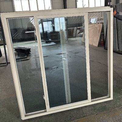 Design de portes coulissantes et de fenêtres en PVC de style américain pour le verre trempé de bureau à domicile